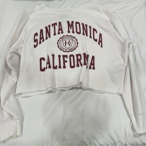 Hollister Santa Monica Cropped Sweatshirt